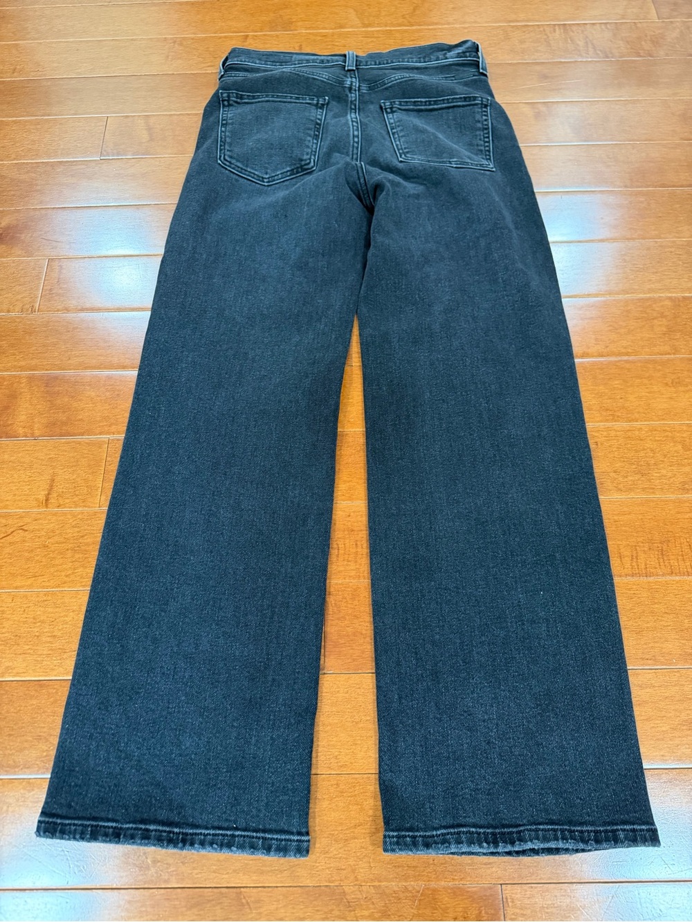 AYR Black Date Night Wash High Rise Wide Leg The Secret Sauce Jeans Sz. 27S - Picture 4 of 6